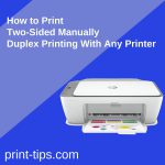 How to print on both sides of the page to any non duplex printer