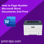 How to Page Number Word Documents and Print | How to Remove First Page Number Off First Page