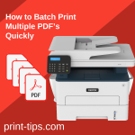 How to print multiple pdf files quickly and easily