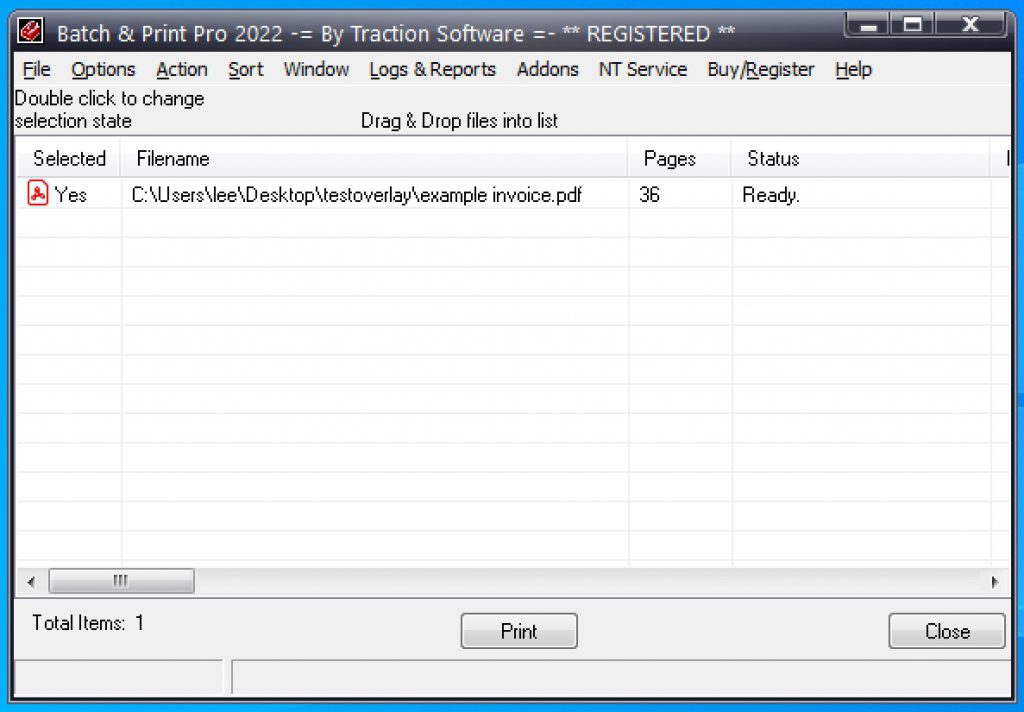 How to Batch Print Overlay Two PDF's - Add Header Image or Text when ...