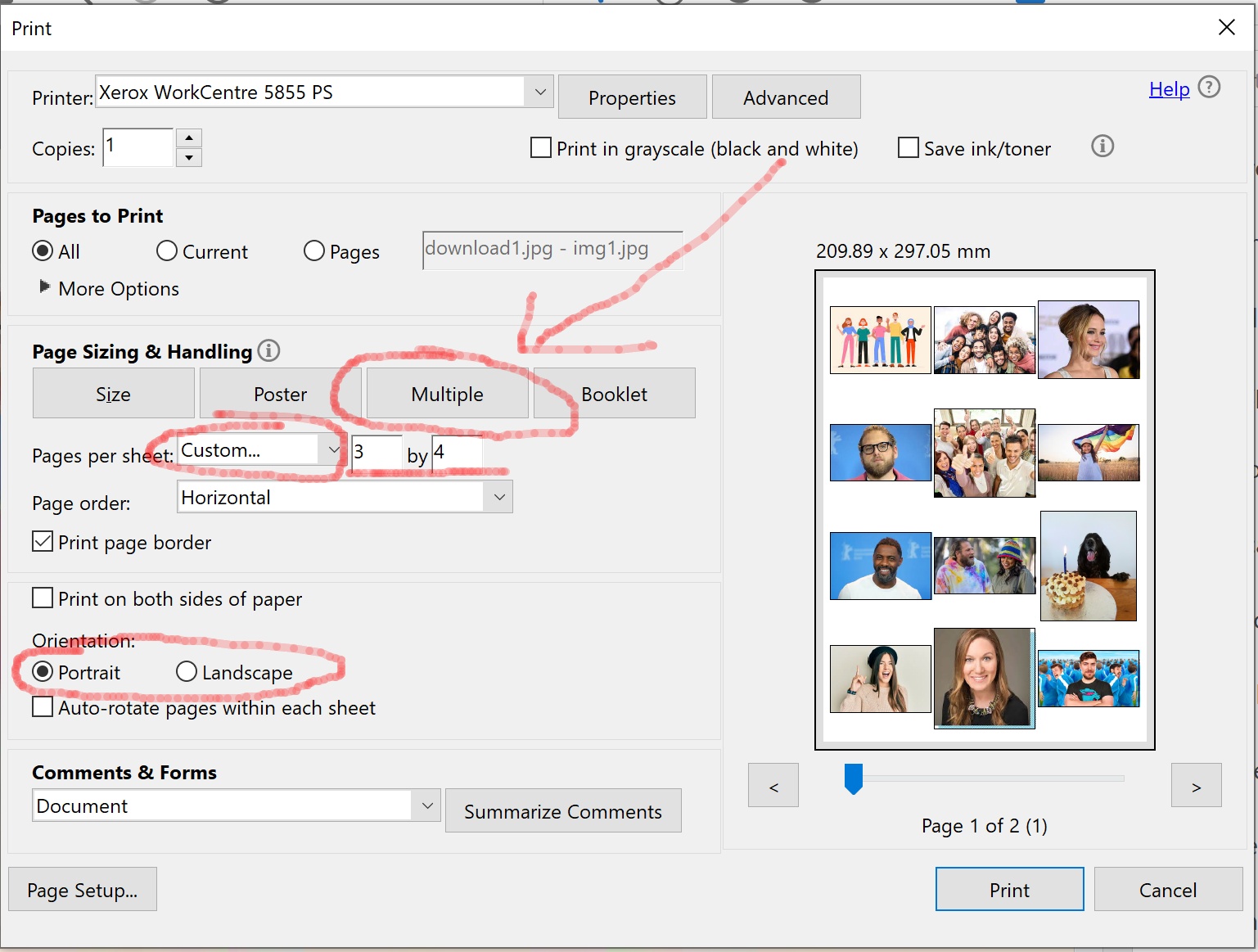 How To Create A Collage From Multiple Photos Print Or Save With Adobe 