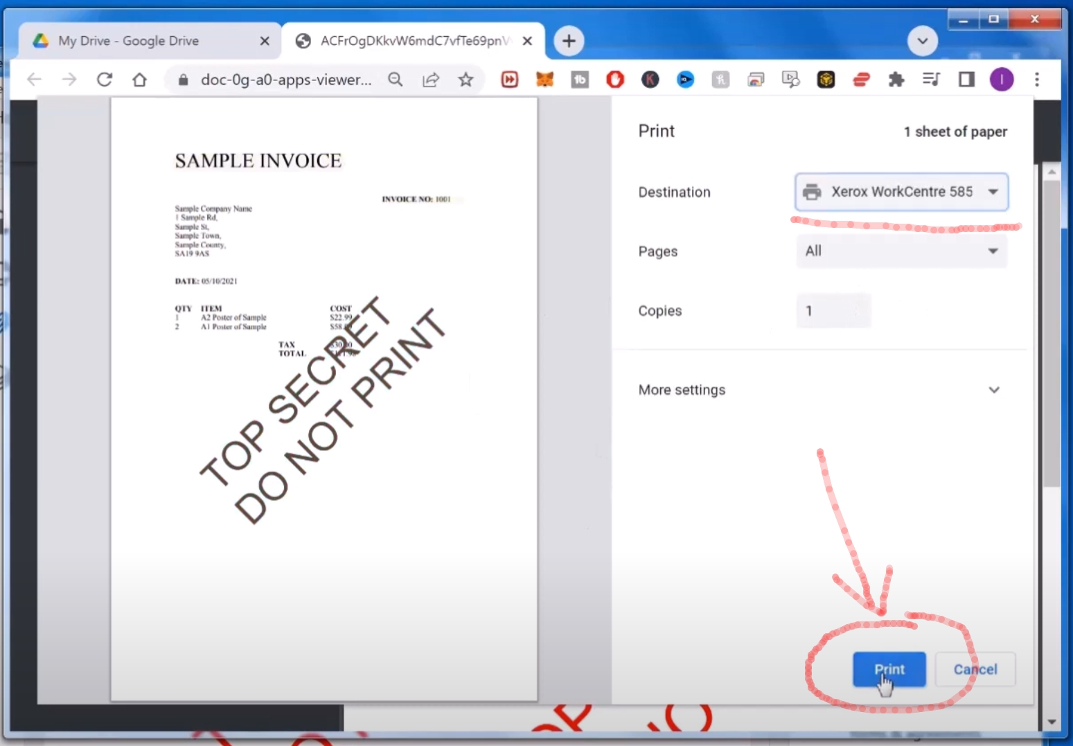 Print PDF without any Password Hack