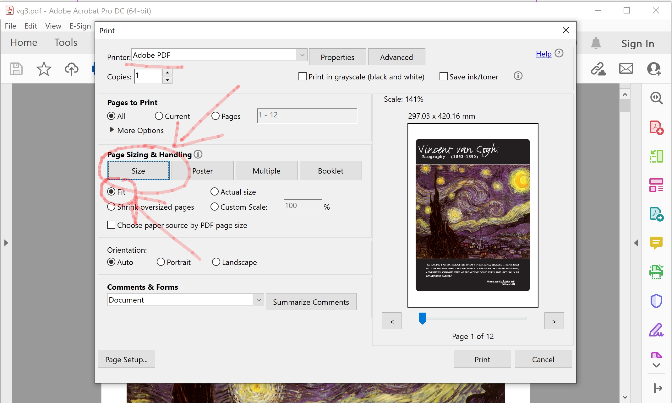 How To Print A3 Size PDF Using Adobe Acrobat Pro Print Tips