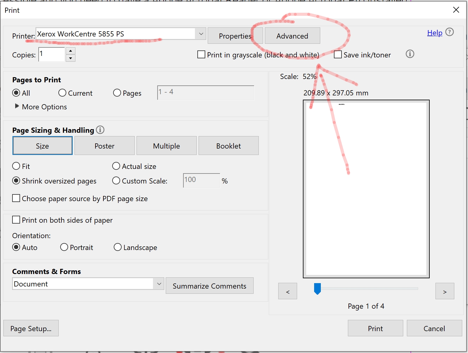 Adobe Acrobat Reader - Advanced Settings